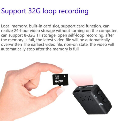 MINI Cam HD 1080P Smart Surveillance Camera Infrared Night Vision Security