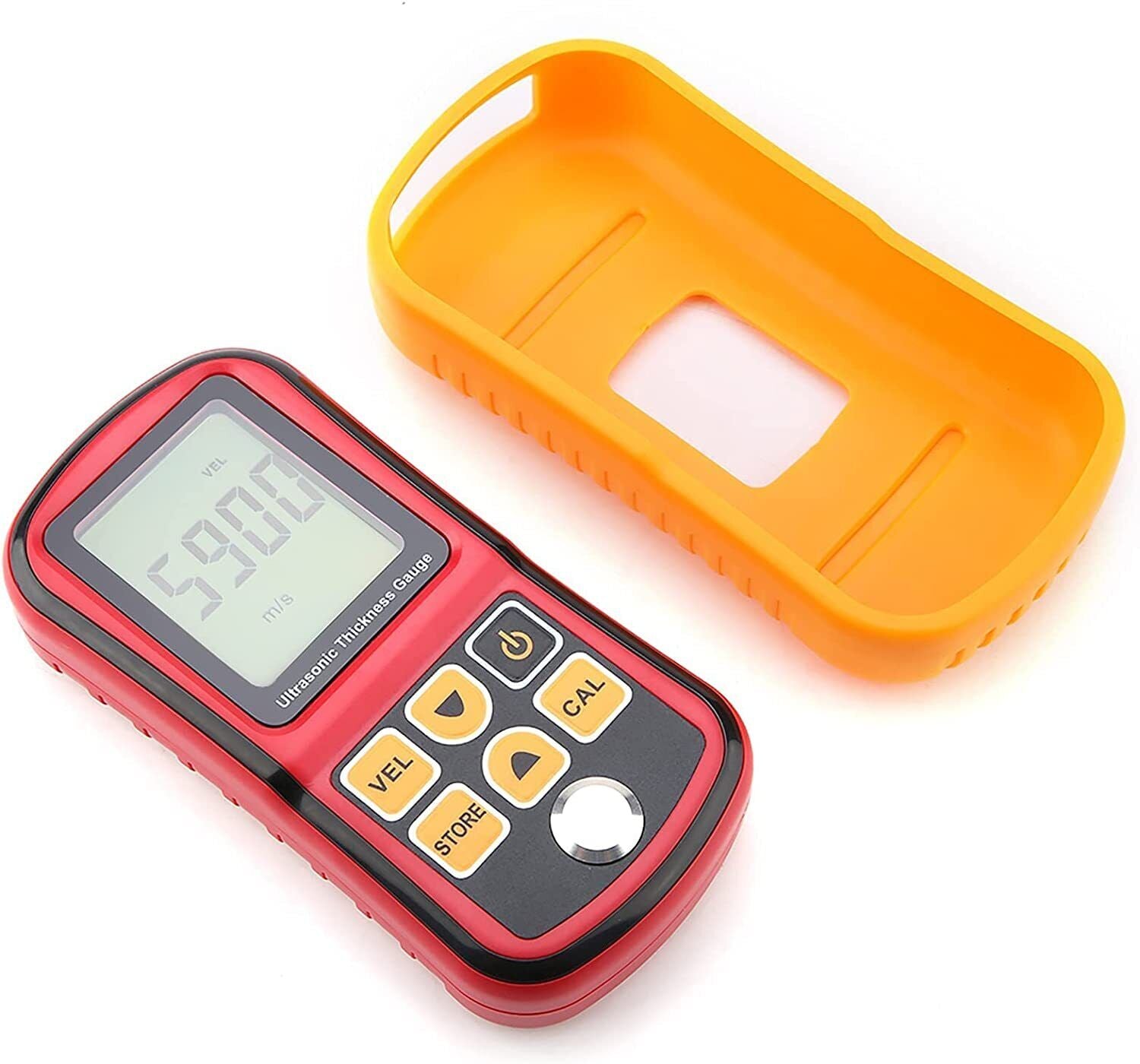 Thickness Gauge Ultrasonic Meter Auto Calibration Measure 1.2 - 225.0mm RZ GM100