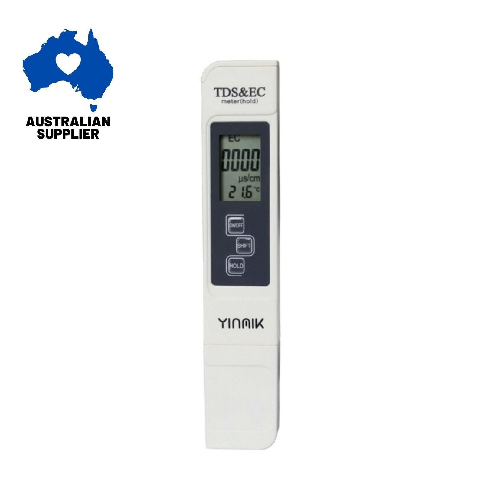 EC TDS Meter LCD Display Conductivity Tester Water Quality Monitor Reader Test