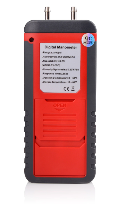 Digital Manometer Differential Air Pressure Meter ±2.999Psi Gauge High KPA  AUS