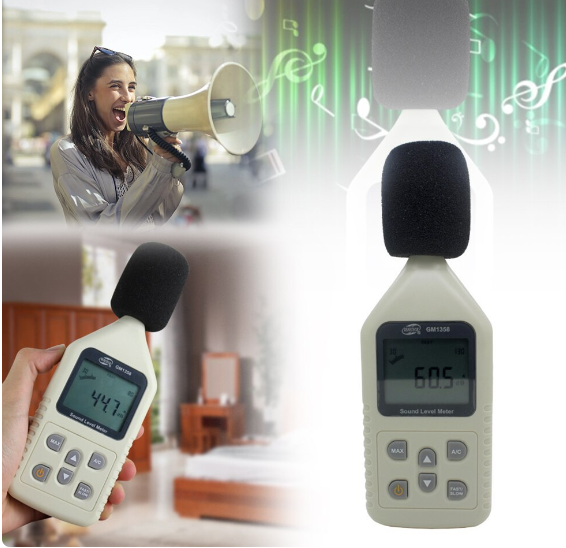 Digital Sound Noise Level Meter reader Tester Digital Measure 30-130 dB GM1357