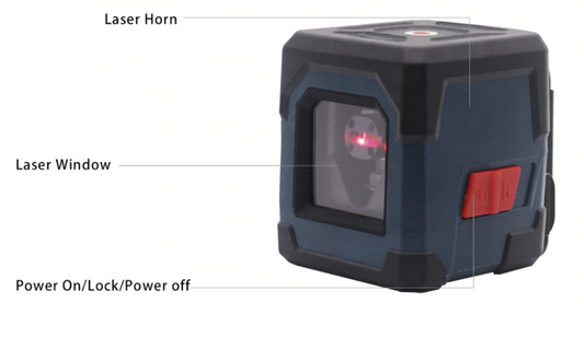 Self Leveling Laser Level Cross Line Measuring Range 50ft Vertical Horizontal