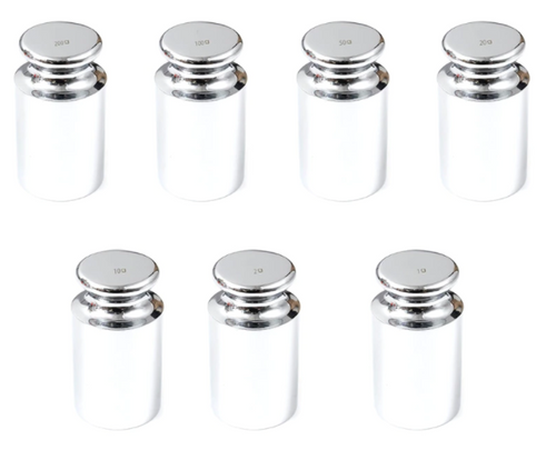 Calibration Weight 500g x 7 Precision Chrome Plated Steel for Balance Scales
