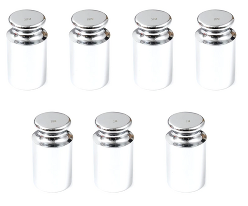 7 x Calibration Weight 500g Precision Chrome Plated Steel for Balance Scales