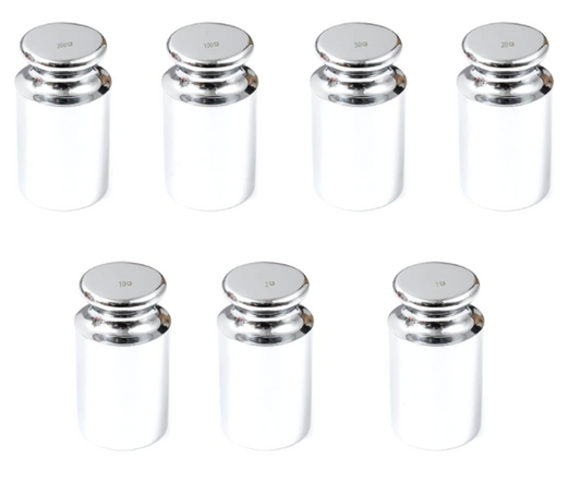 Calibration Weight 500g x 7 Precision Chrome Plated Steel for Balance Scales