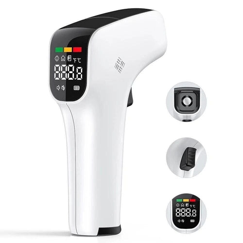 Noncontact Digital Thermometer LED Infrared Sensor for Babies Children & Adults