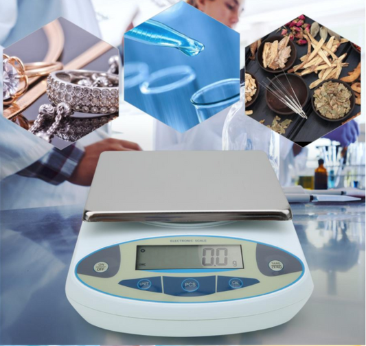 Electronic Scales 5kg Lab Balance 5000g x 0.01g Precision Analytical Weighing