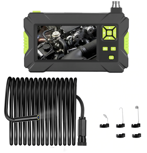 Endoscope Industrial 4.3 Inch LCD Color Screen 5m Cable  1080P with 8 LEDs