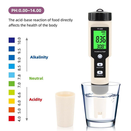 Hydrogen H2 pH ORP Redox Temperature  Meter Analyzer Water Tester