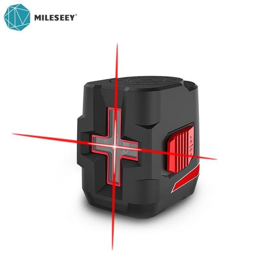 Mileseey L62R 2 Lines Laser Level Cross Red Beam Horizontal Vertical Calibrator