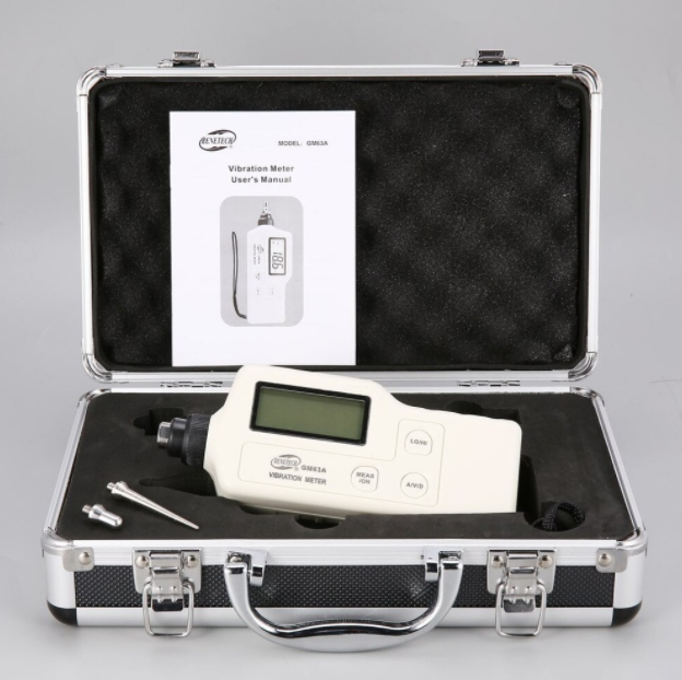 Vibration Meter Measures Monitors Acceleration Velocity & Displacement GM63A