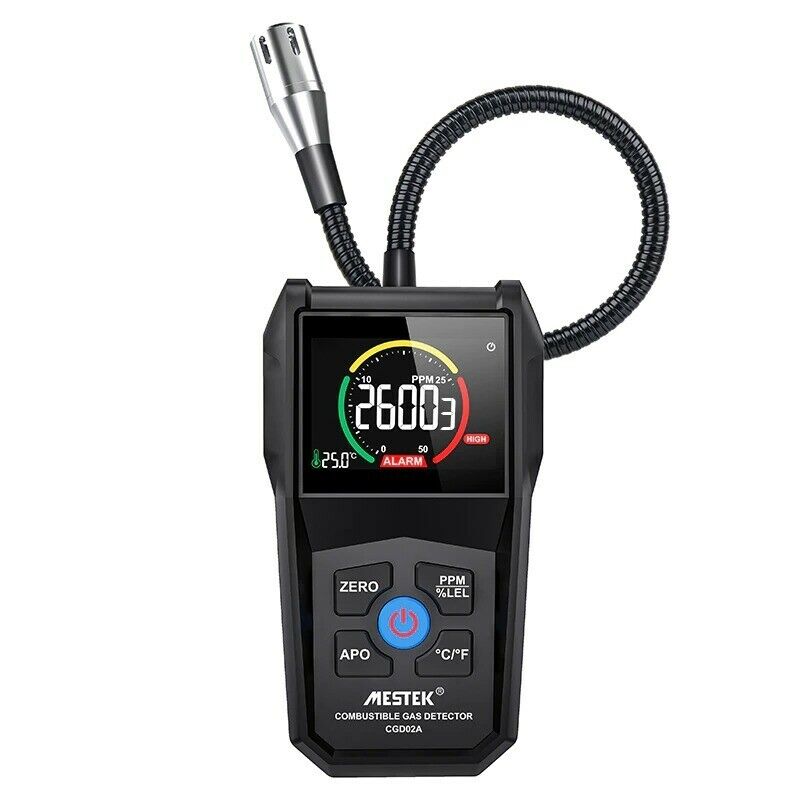 Combustible Gas Leak Detector Flammable Natural Gas Tester Meter Air Analyzer
