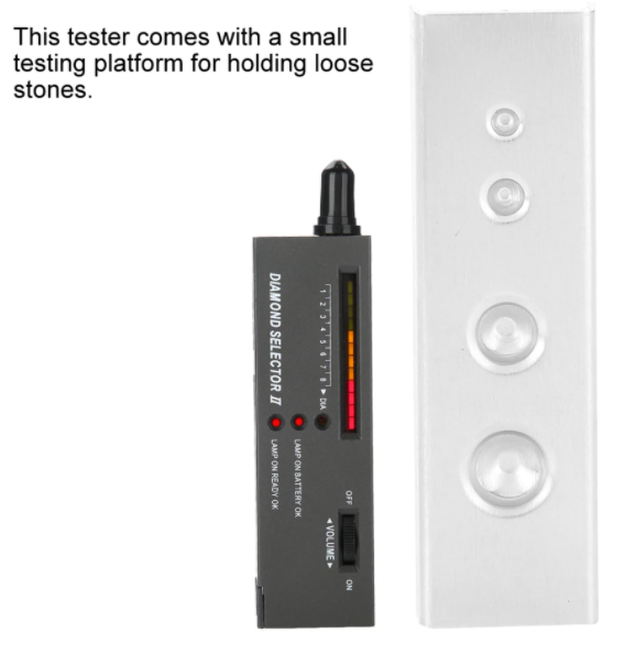Diamond Tester Jeweler Tool Portable Gemstone Testing Device Meter Jeweler