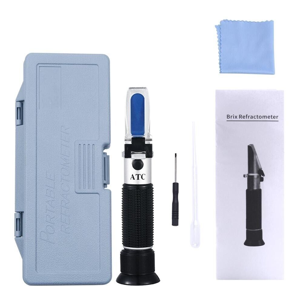 Salinity Brix SG Refractometer 0-10% Brix / 0-100% Salinity / 1.000-1.070 SG