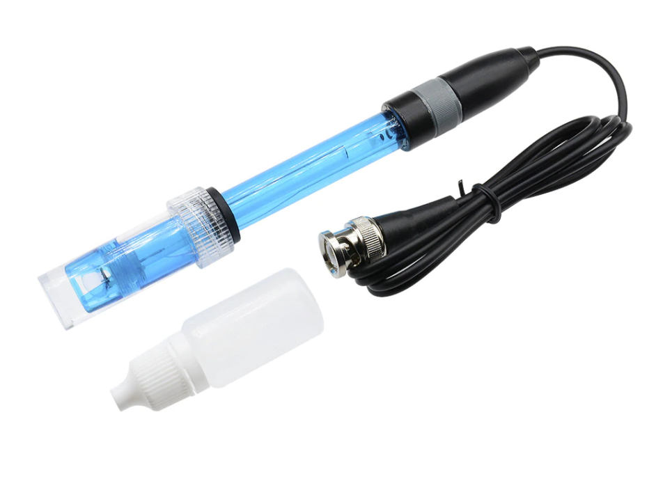 pH Probe Sensor Electrode BNC Connector 75cm Cable Aquariums Hydroponics