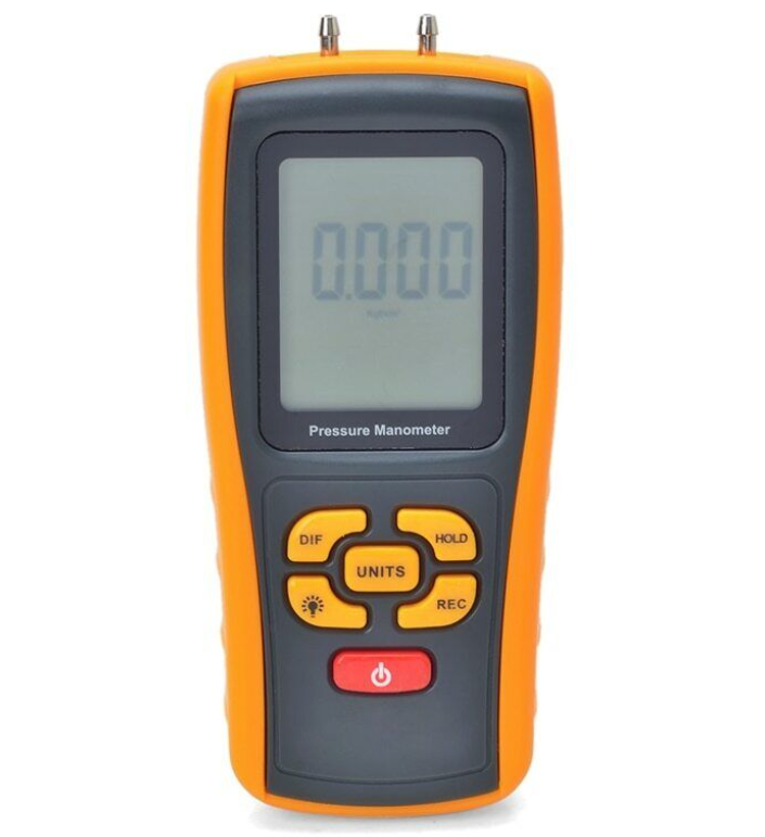 Digital Manometer Air Pressure Meter Gauge Tester Download Logs ±350kPa GM520
