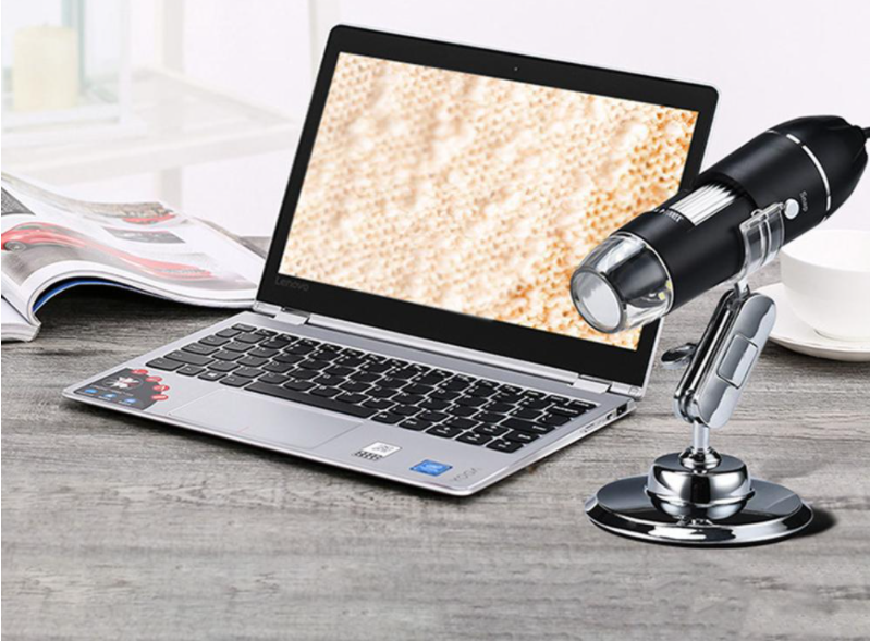 Microscope Digital 1600 x Magnification USB OTG 8-LED Light AU