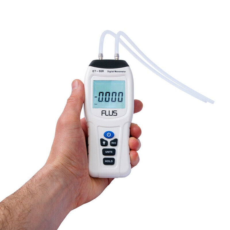 Manometer Digital Air Pressure Meter and Differential Pressure Gauge ET-920
