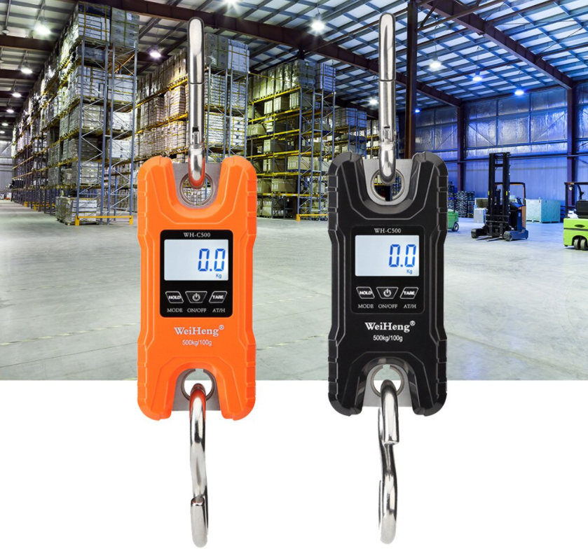Crane Hanging Scale 500Kg x 0.1g Mini Portable LCD Digital Electronic Weighing (Copy)
