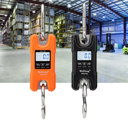 Crane Hanging Scale 500Kg x 0.1g Mini Portable LCD Digital Electronic Weighing (Copy)