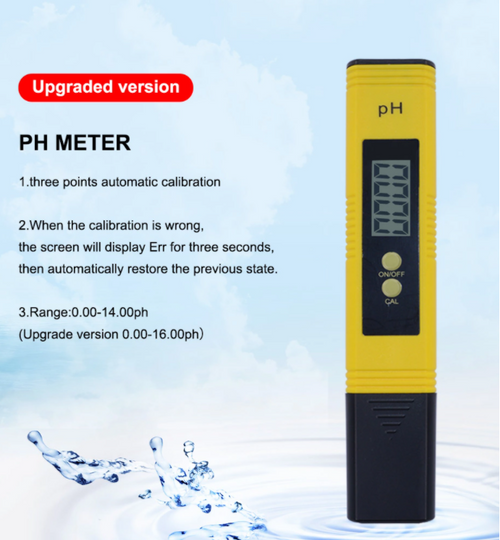 pH EC TDS Temperature Pen Testers Digital Display Water Monitor Test 2 Meters