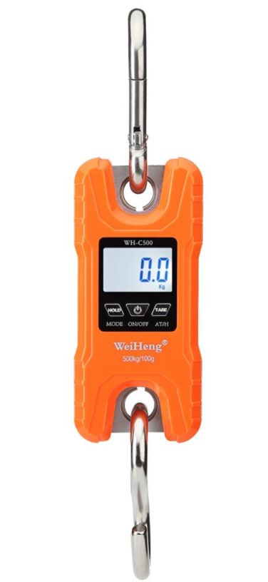 Crane Hanging Scale 500Kg x 0.1g Mini Portable LCD Digital Electronic Weighing (Copy)