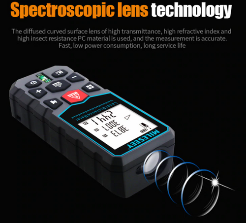 Laser Distance Meter Measurement 80m Rangefinder Digital Measuring Tape Range