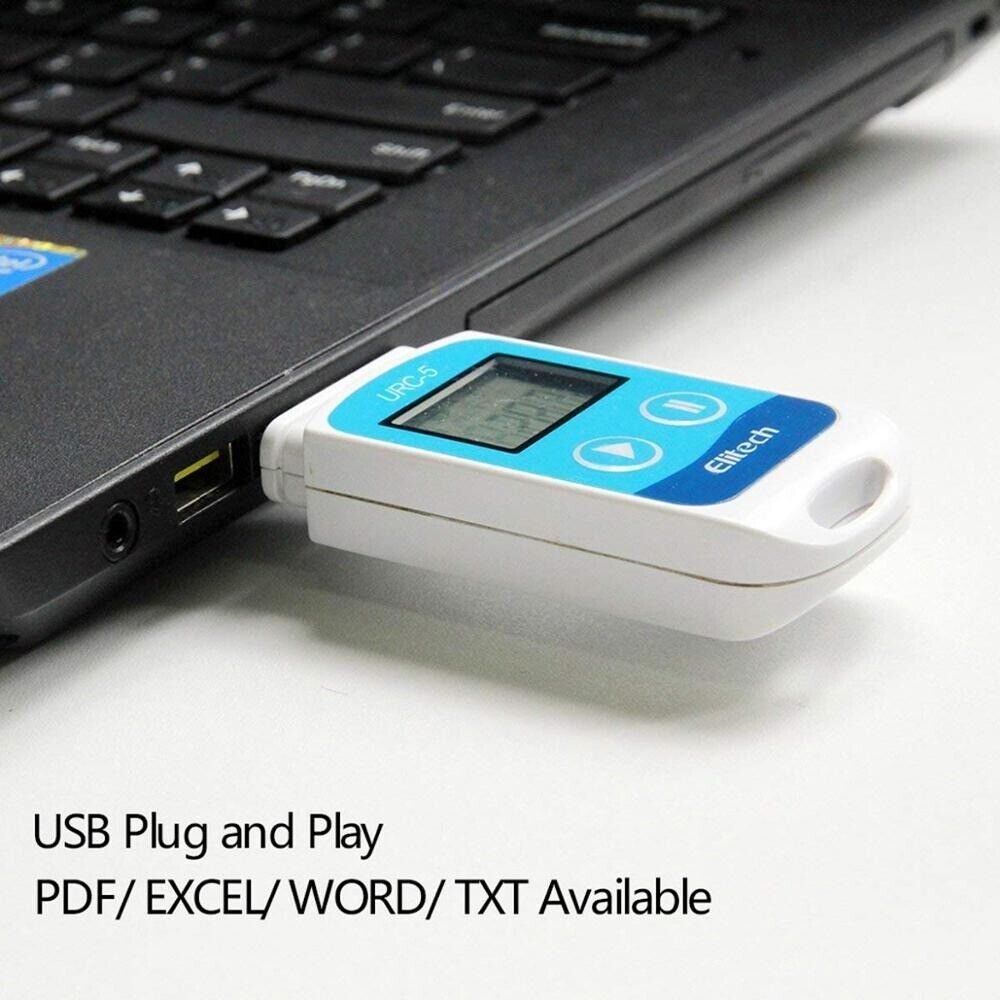 Temperature Data Logger USB Recorder 32000 Points High Accuracy Elitech RC-5