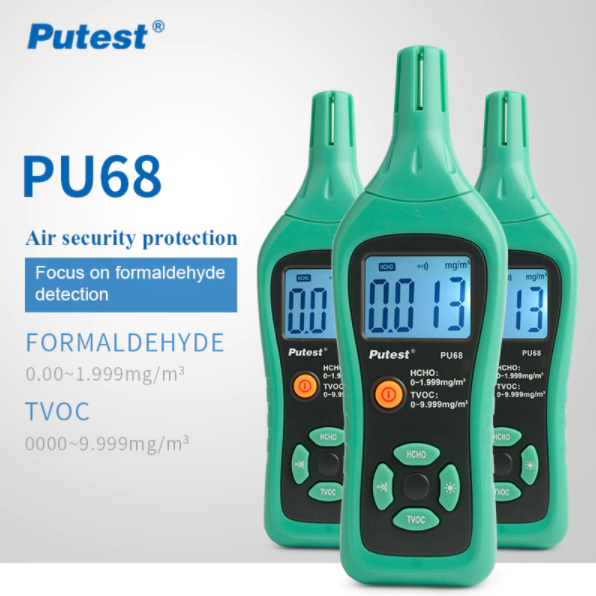 Formaldehyde Machine Air Quality Formaldehyde Meter Detector Analyzer Temperature & Humidit ...