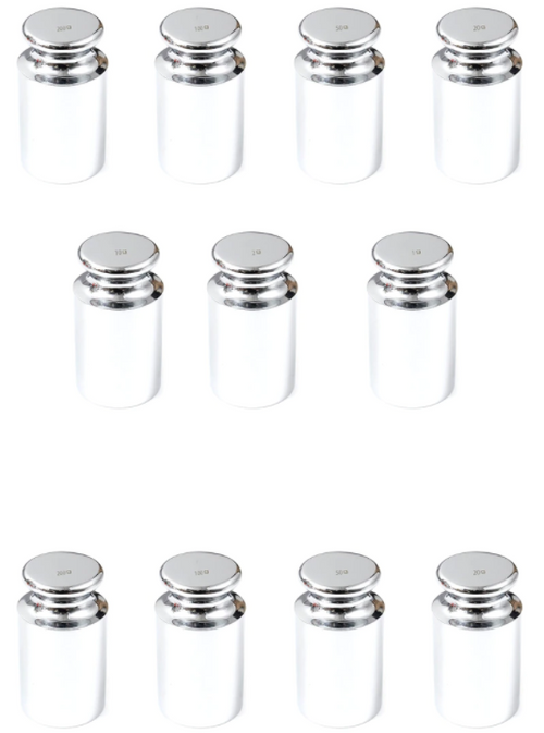 11 x Calibration Weight 500g Precision Chrome Plated Steel for Balance Scales