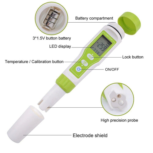 Redox ORP Test Meter Water Quality Monitor LCD Digital Detector Pen Type