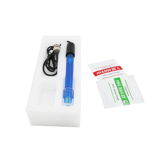 pH Sensor Electrode Probe 0-14 with BNC Connector  For Aquariums Hydroponics Lab