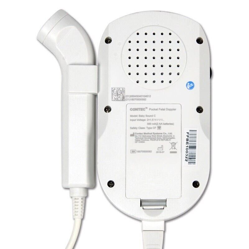 Fetal Doppler Heart Beat Monitor Backlight LCD 3MHz Probe CONTEC