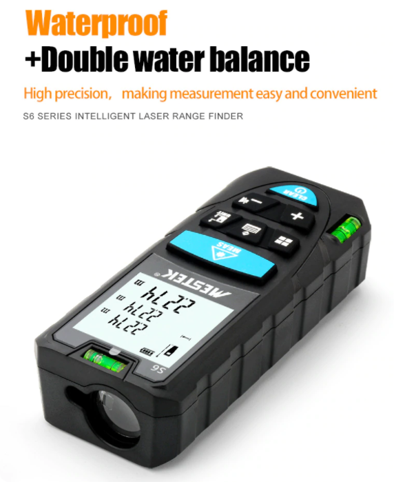 Laser Distance Meter Measurement 50m Rangefinder Digital Measuring Tape Range