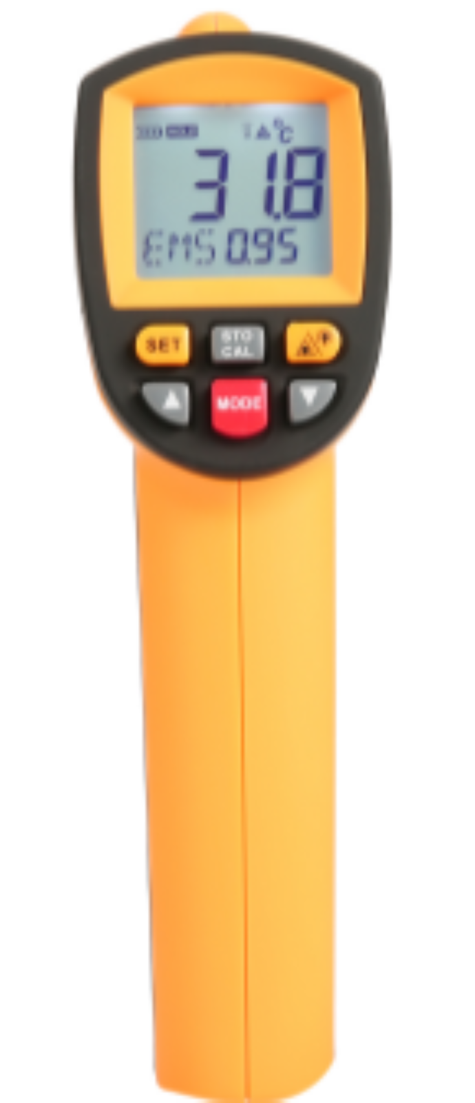 Non Contact Infrared Thermometer 200~1650°C Temperature Laser Gun High Temp IR