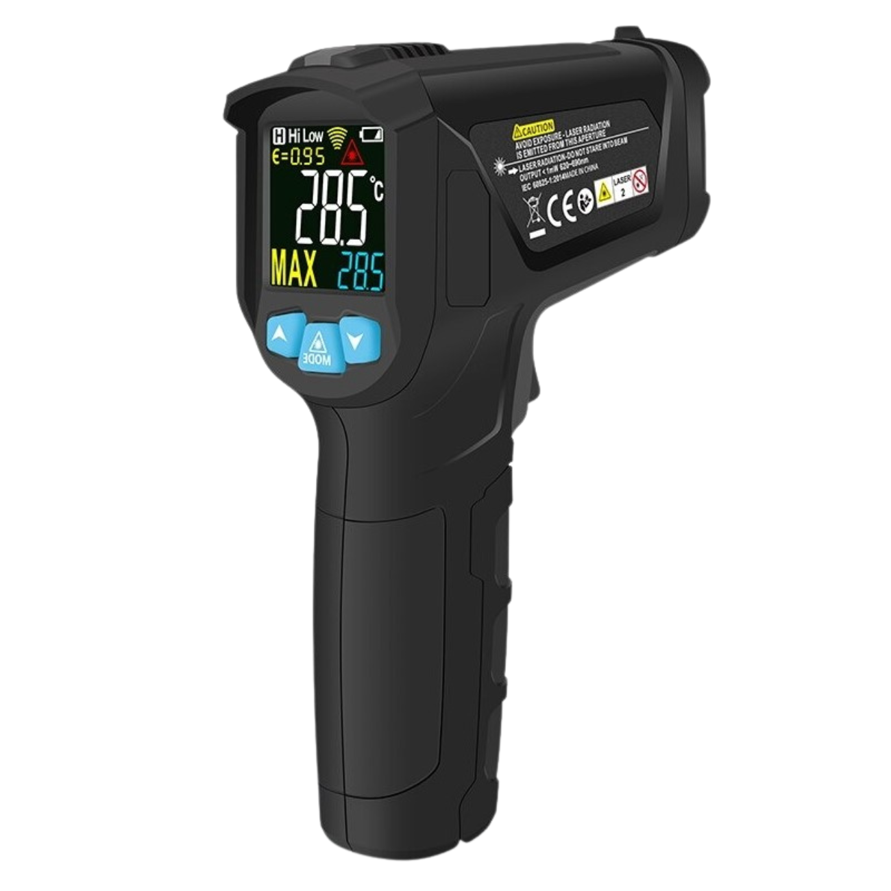 Infrared Thermometer High Temperature Non-Contact Temperature Humidity Meter