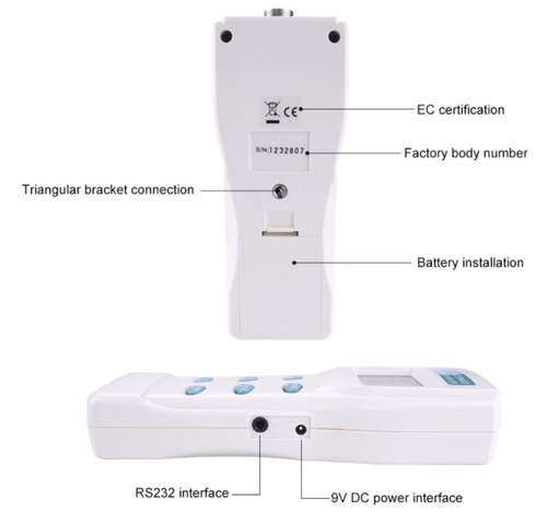 Dissolved Oxygen Meter Measures Temp & DO 99 Memory Function Probe AZ8403