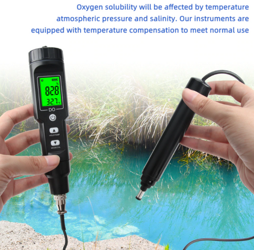 Dissolved DO Oxygen Meter Probe Tester 0-40mg/l saturation: 0.0-300% DO9100