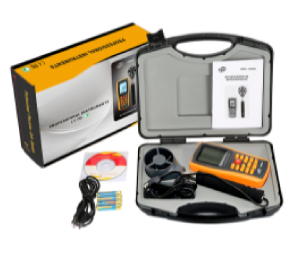 Anemometer Logger Wind Speed Air Flow Temperature Meter Tester Measures GM8902+