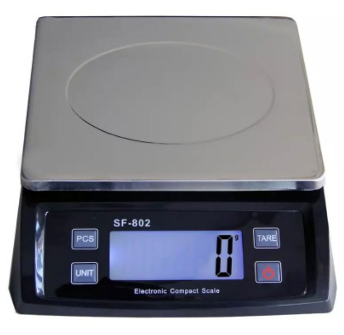 Electronic Digital Scale Balance 30kg x 1g Weighing Counting Stainless Steel Pan