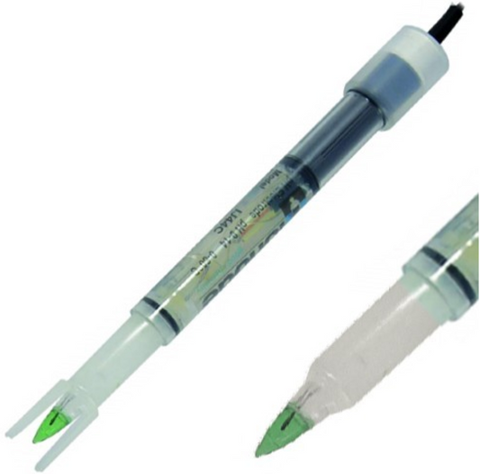 pH Probe IJ44A Sensor Electrode For Testing Meat Cheese Wine Beer Soil Oil