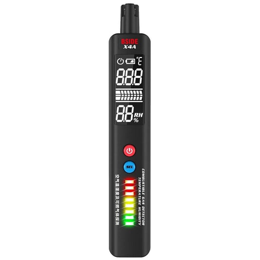 Portable Gas Leak Temperature Humidity Detector Air Tester LCD Display BSIDE X4A