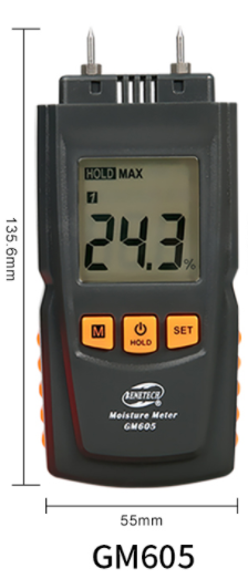 Digital Timber Wood Moisture Meter Measure Damp Detector LCD Tests 0.0-99.0%