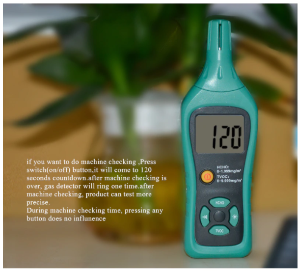 Air Quality Formaldehyde Meter Detector Analyzer Temperature & Humidity PU68