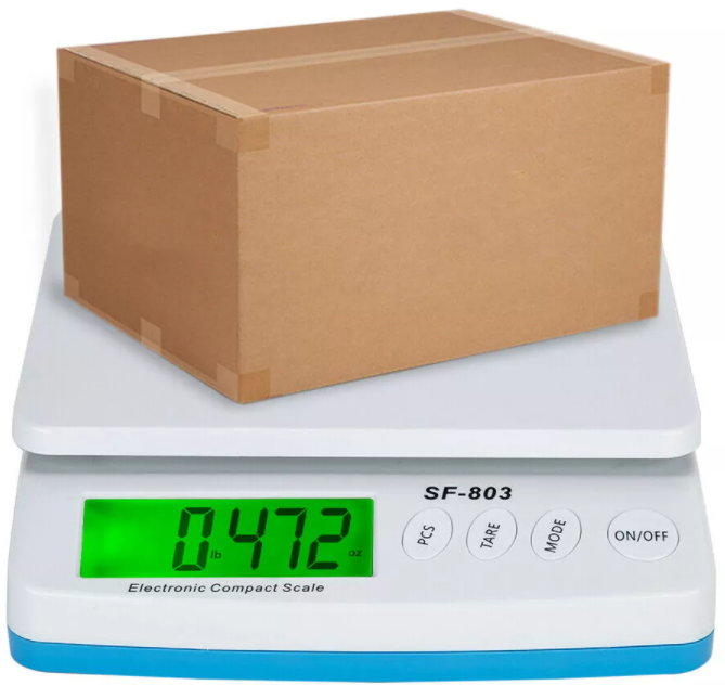 Electronic Digital Scale Balance 10kg x 1g Weighing Counting Stainless Steel Pan