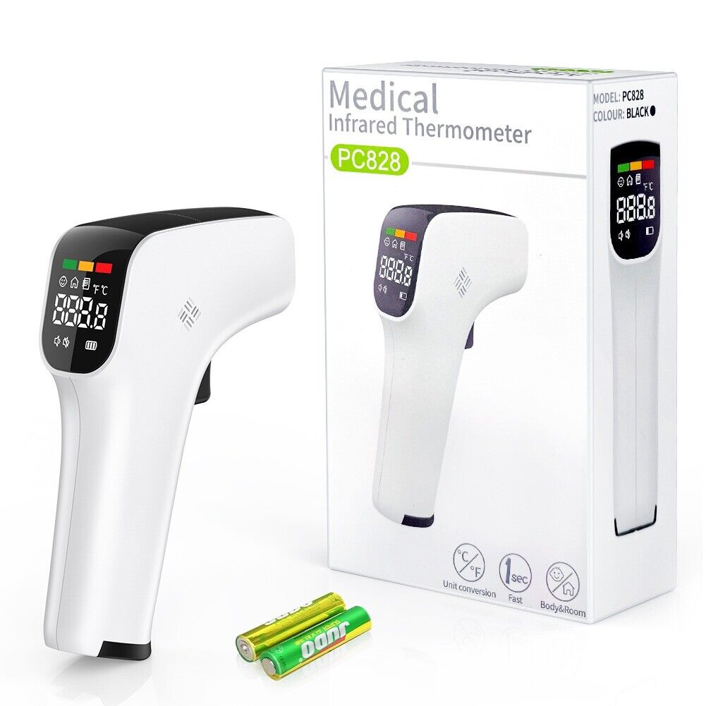 Noncontact Digital Thermometer LED Infrared Sensor for Babies Children & Adults