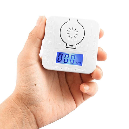 Carbon Monoxide Smoke Detector Alarm Poisoning Gas Warning Sensor Photoelectric