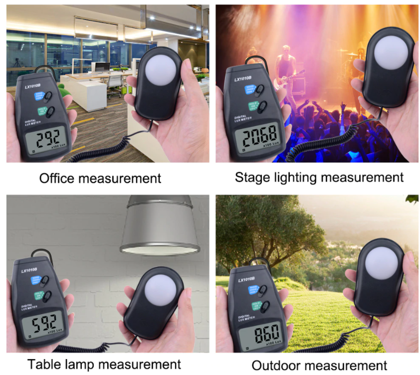 Digital Light Lux Meter Luxmeter Measure 0~50,000 Photometer illuminance LX1010B