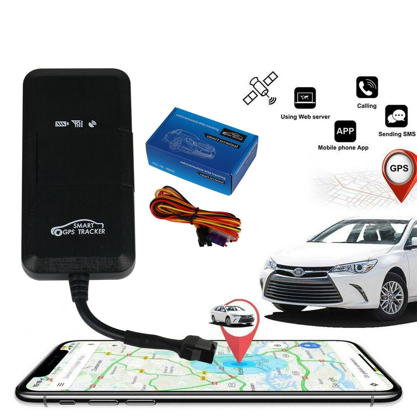 GPS Tracker 4G Real Time Anti Theft Tracking Device Car Truck Boat Bike Jet ski