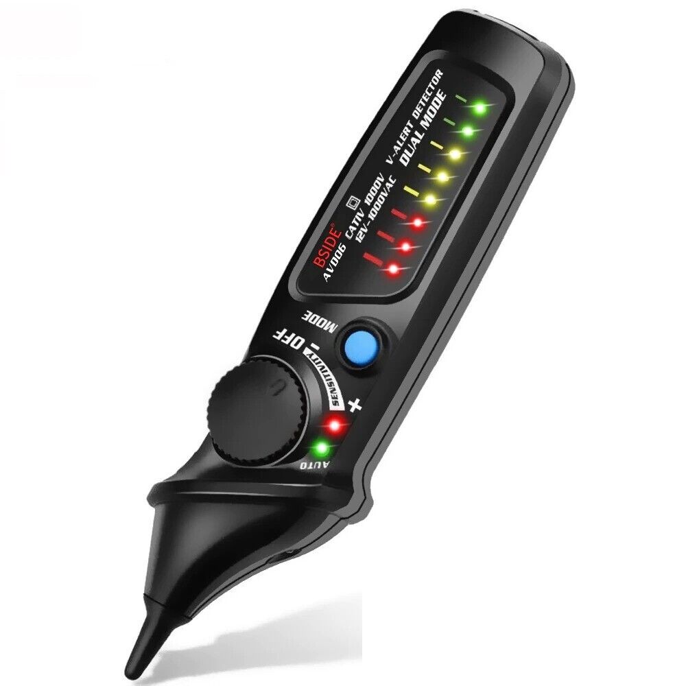 Non-Contact Voltage Detector Indicator Smart Test Pencil NCV Continuity Tester